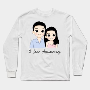 2 year anniversary Long Sleeve T-Shirt